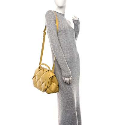 Bottega Veneta Nappa Intreccio Padded Top Handle Shoulder Bag Corn 2 of 14
