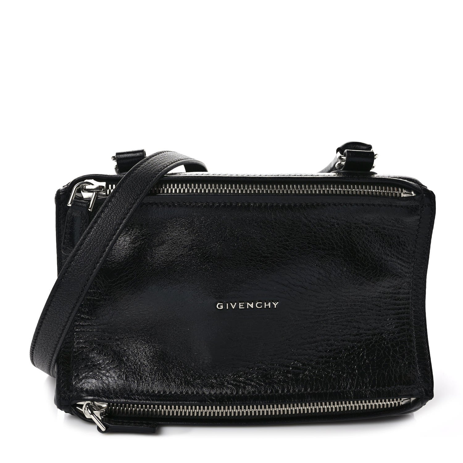 Givenchy Crinkled Patent Small Pandora Black 1 of 9