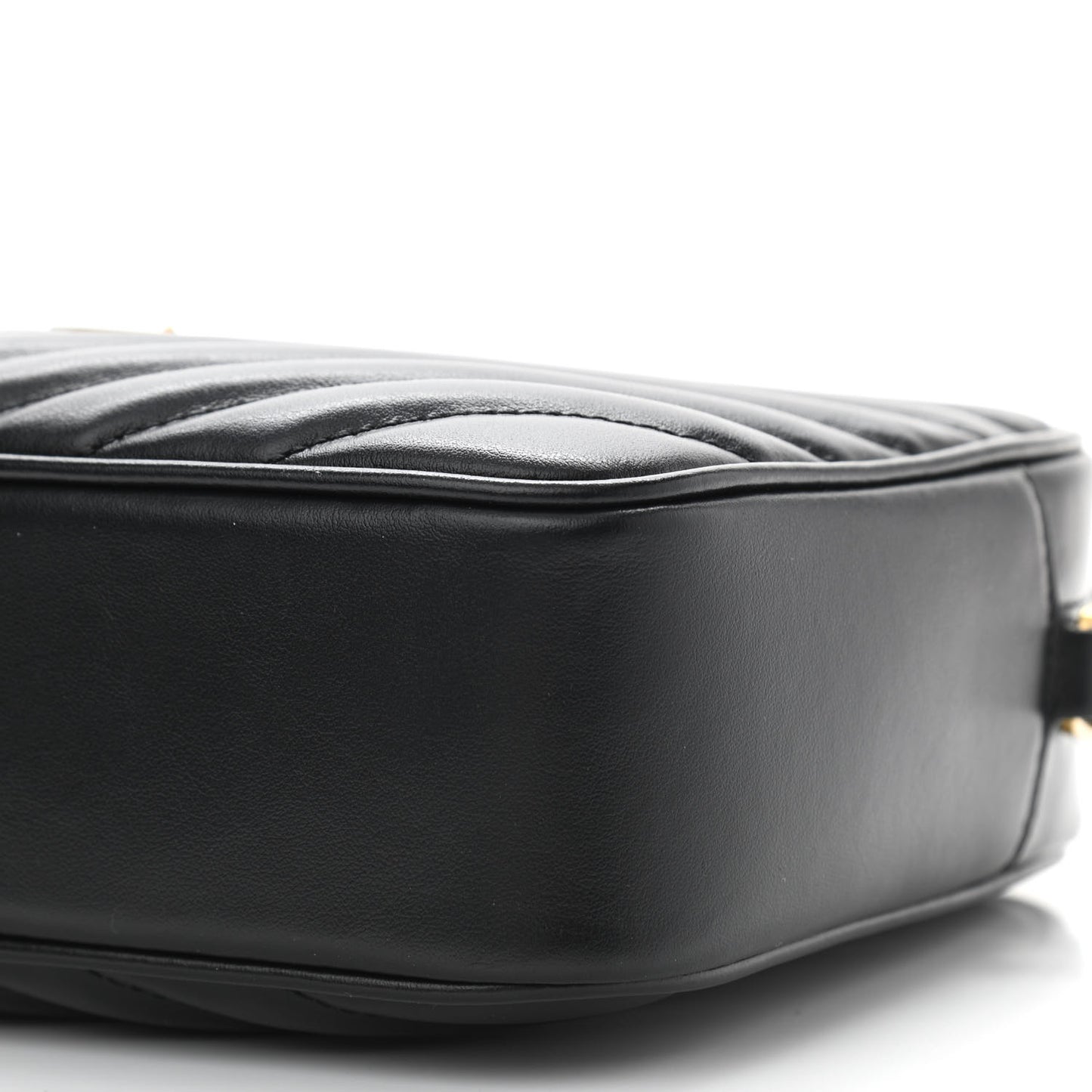 Calfskin Matelasse Monogram Lou Camera Bag Black