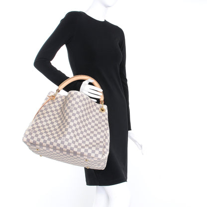 Louis Vuitton Damier Azur Artsy MM 2 of 9