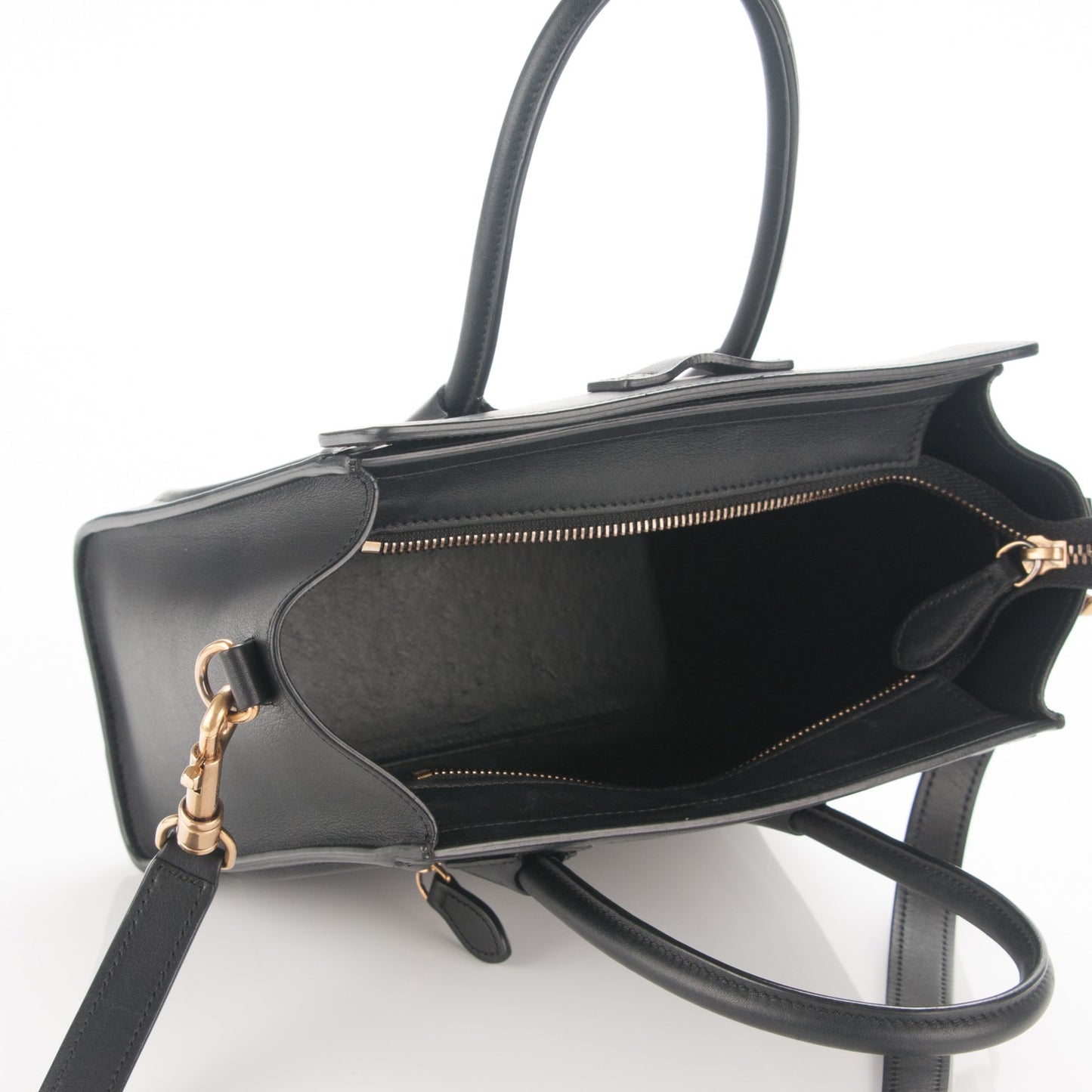 Smooth Calfskin Nano Luggage Black