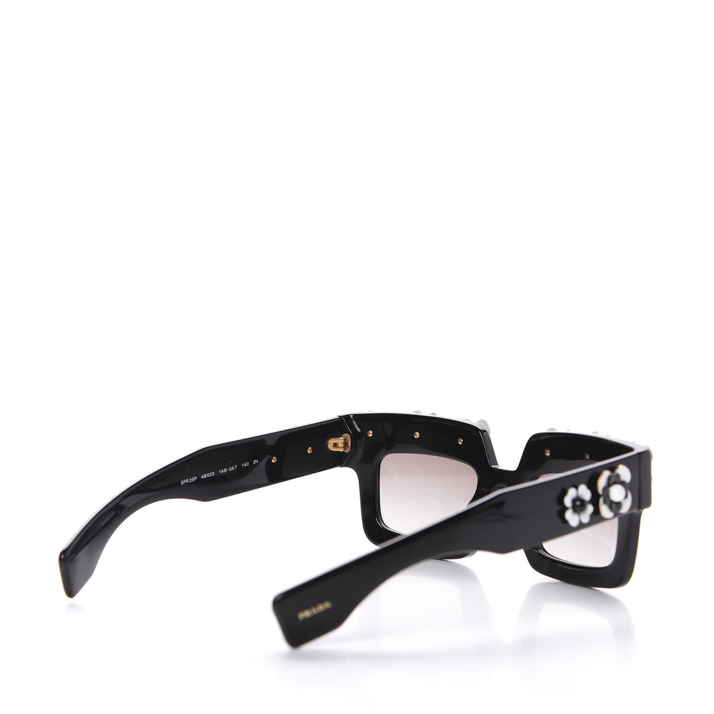 Acetate Flower Poeme Sunglasses SPR25P Black