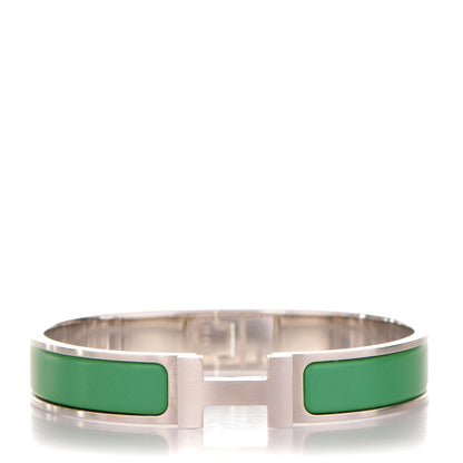 Hermes Matte Enamel Narrow Clic Clac HH Bracelet GM Bambou 1 of 4