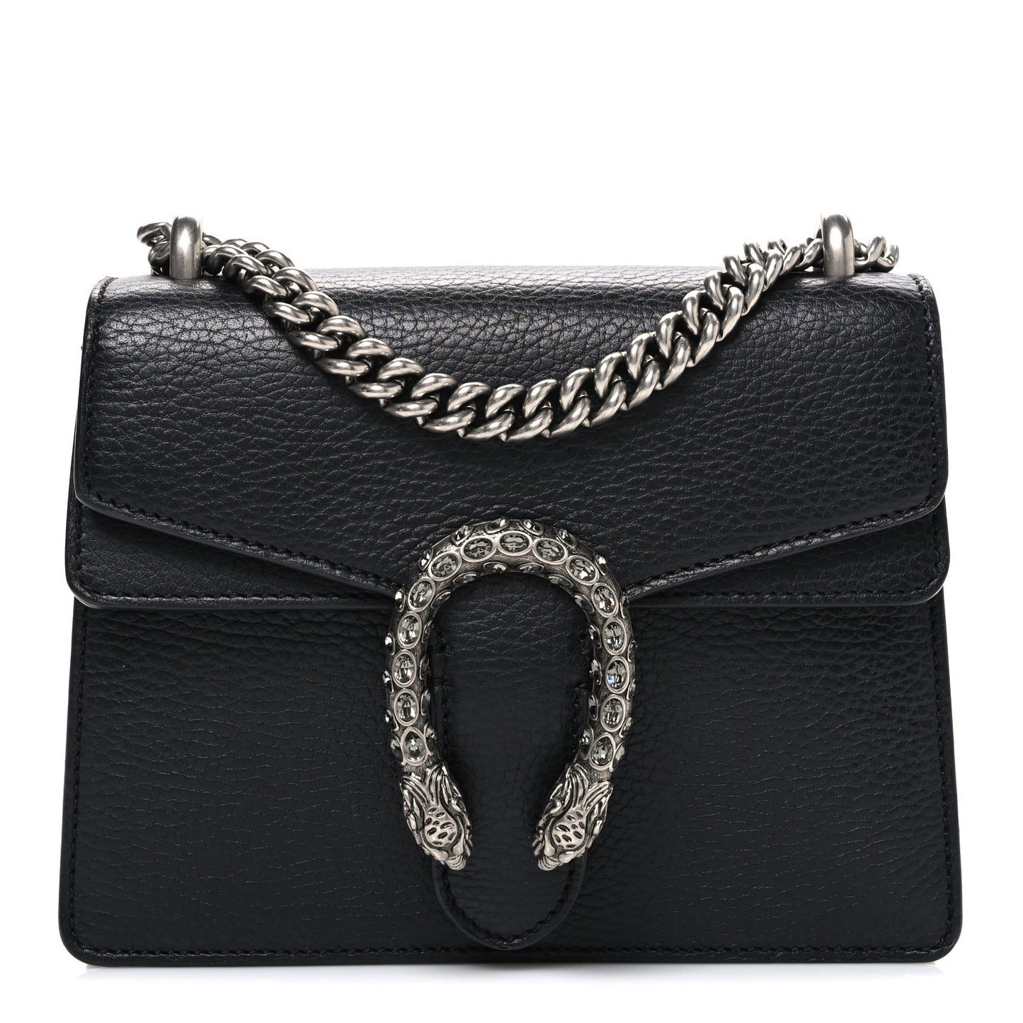 Calfskin Mini Dionysus Shoulder Bag Black