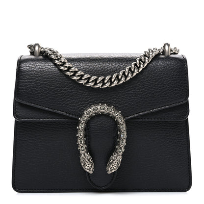 Gucci Calfskin Mini Dionysus Shoulder Bag Black 1 of 11