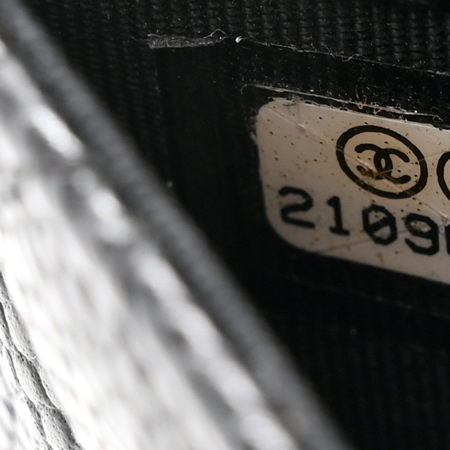 Caviar Quilted Flap Card Holder Black