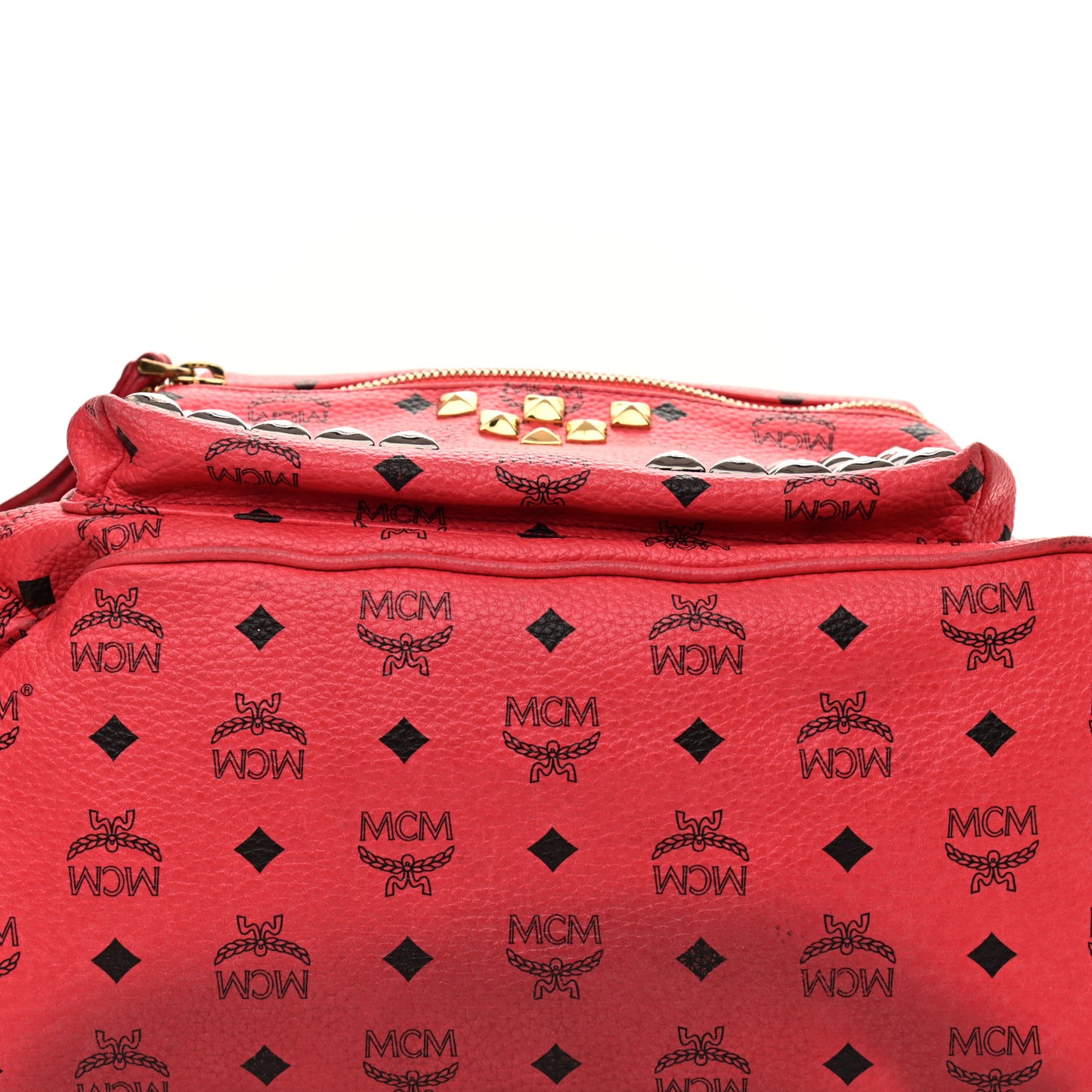 Visetos Studded Small Stark M Backpack Scooter Red