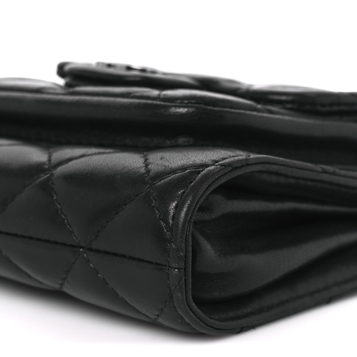 Chanel Lambskin Mineral Nights Pochette Wristlet Black 10 of 10
