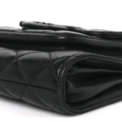 Chanel Lambskin Mineral Nights Pochette Wristlet Black 10 of 10