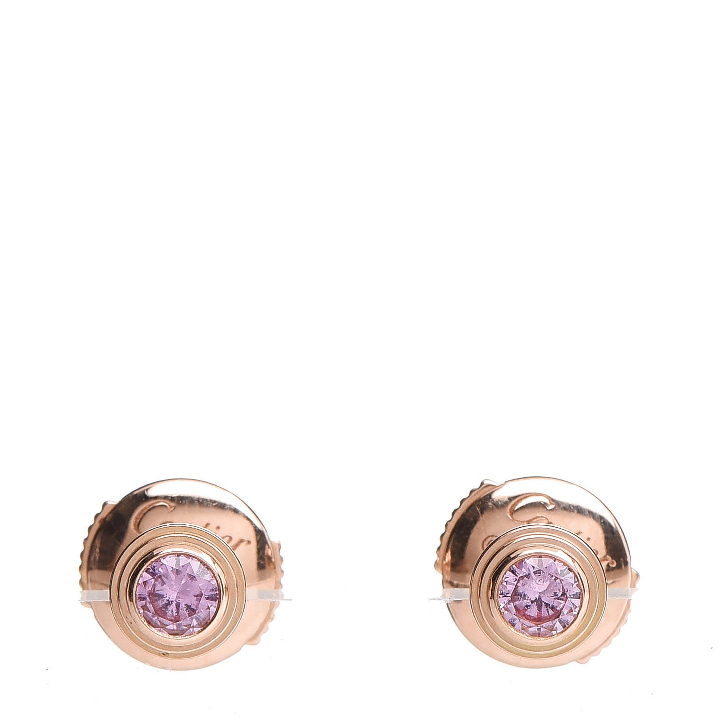 18K Pink Gold Pink Sapphire D'Amour Earrings
