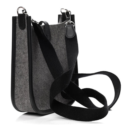 Hermes Feutre Swift Evelyne TPM Gris Moyen Black 2 of 4