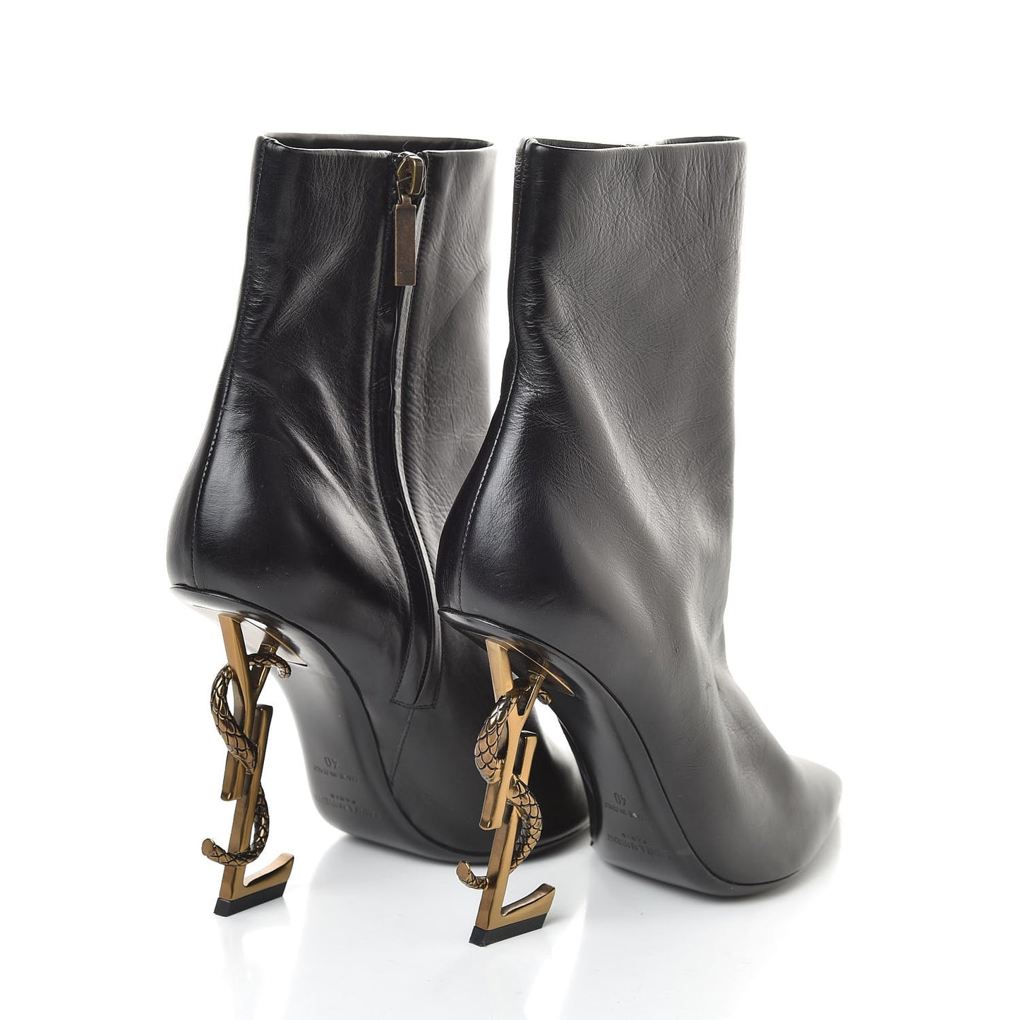 Calfskin Opyum Ankle Boot 40 Black