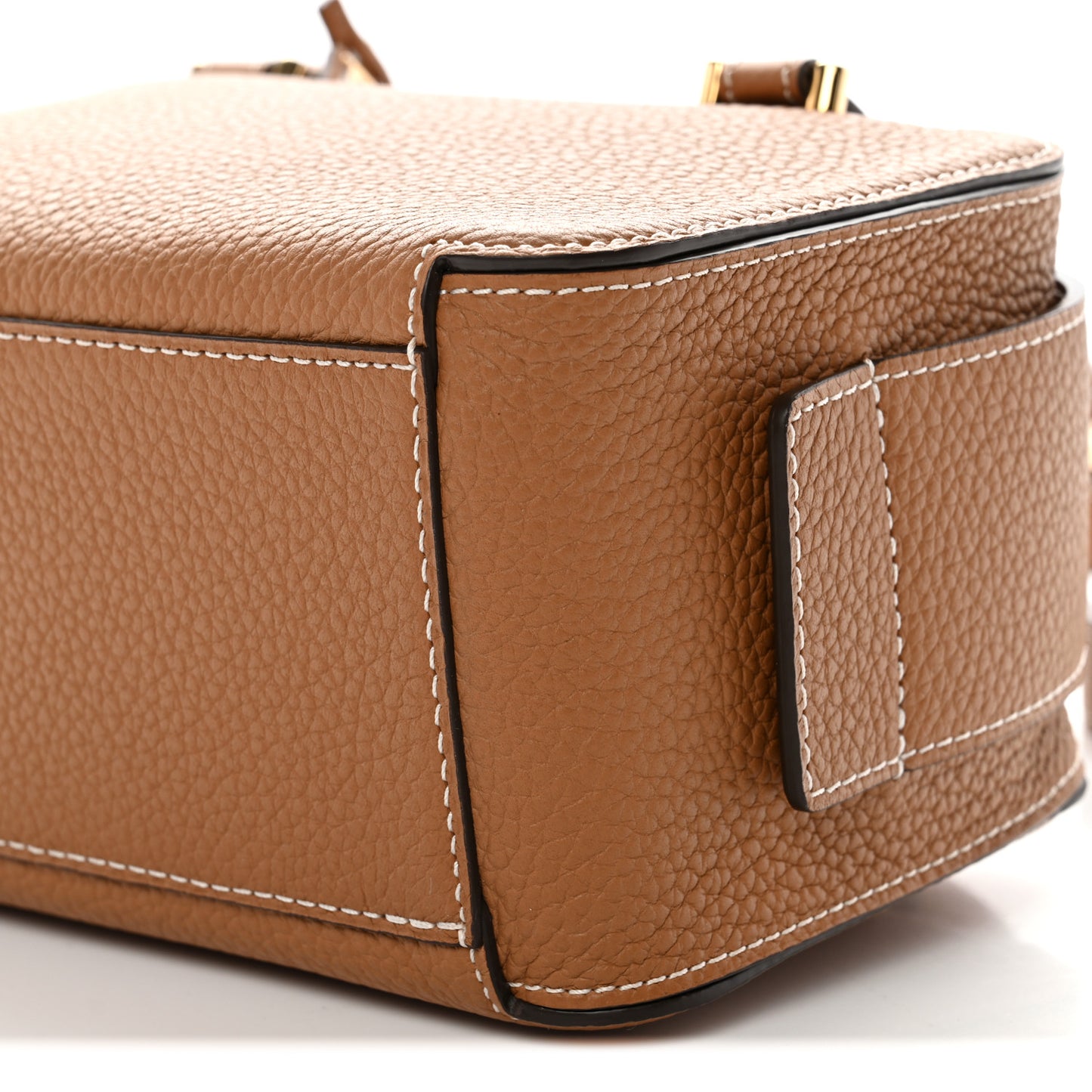 Taurillon Soft Nano Cool Box Satchel Vegetal Ivory