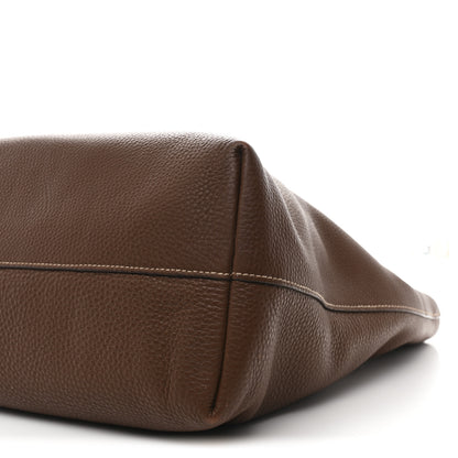 Prada Vitello Daino Shopping Tote Bruciato 10 of 13