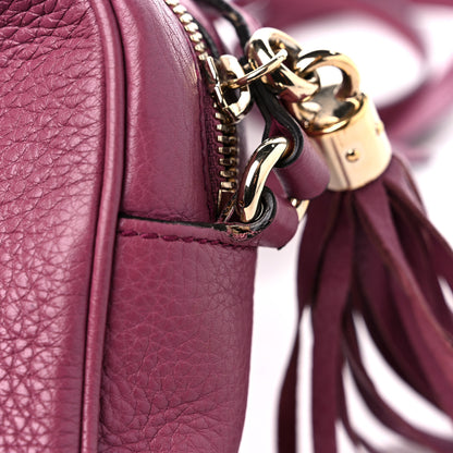 Gucci Pebbled Calfskin Small Soho Disco Bag Peonia Flower 13 of 14