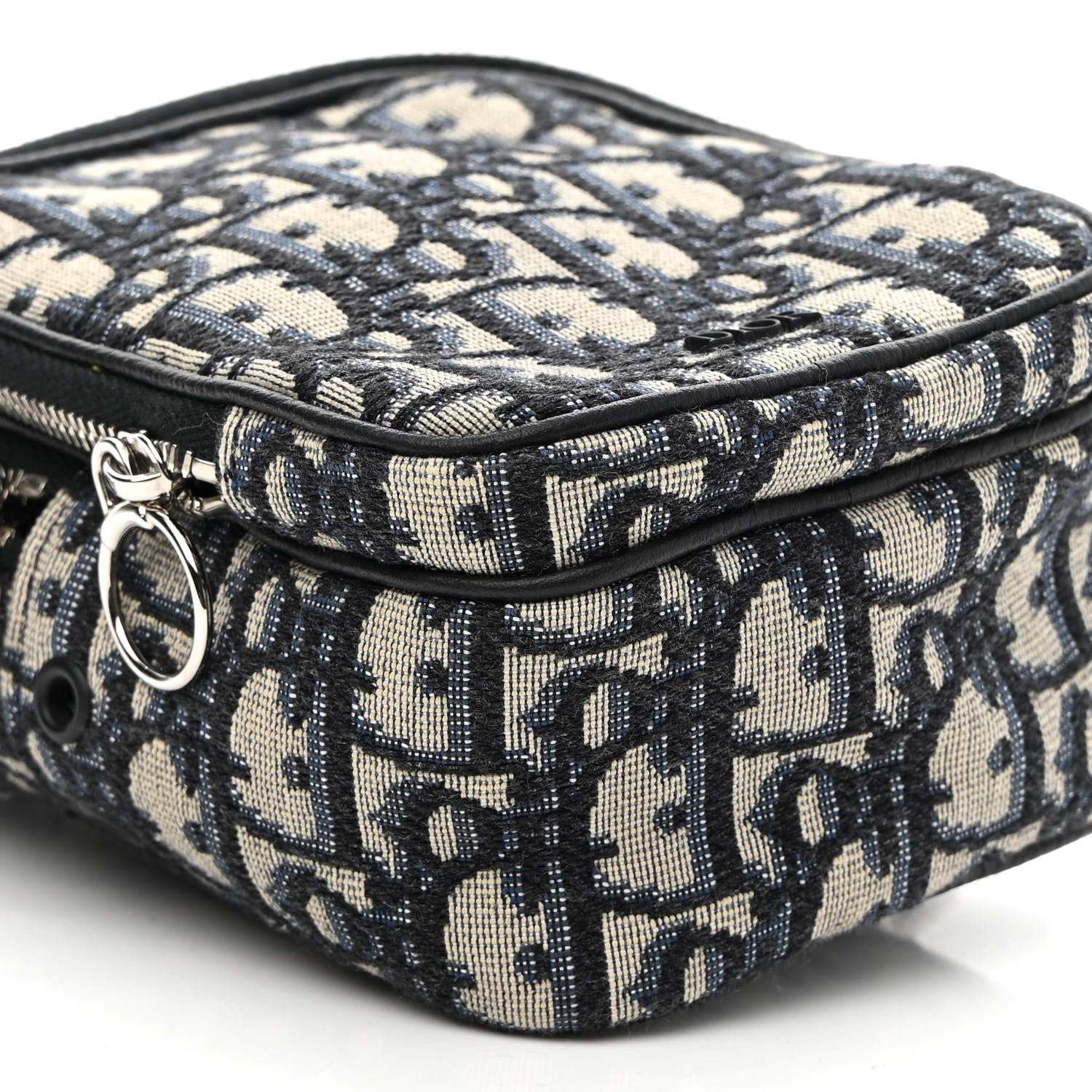Christian Dior Oblique Crossbody Bag Blue 8 of 9