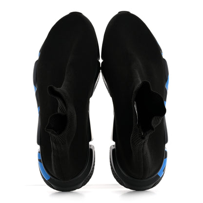 Balenciaga Neoprene Knit Mens Speed Graffiti Sneakers 42 Black Blue 2 of 11