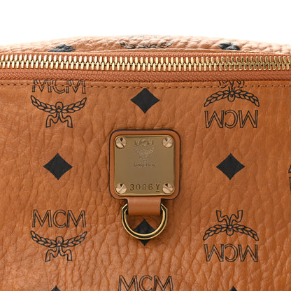 MCM Visetos Medium Fusten Belt Bag Cognac 8 of 10
