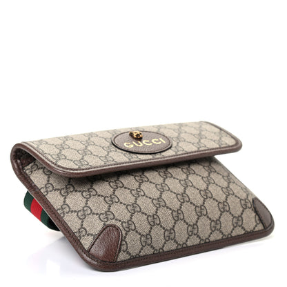 Gucci GG Supreme Monogram Neo Vintage Web Belt Bag Brown 3 of 4
