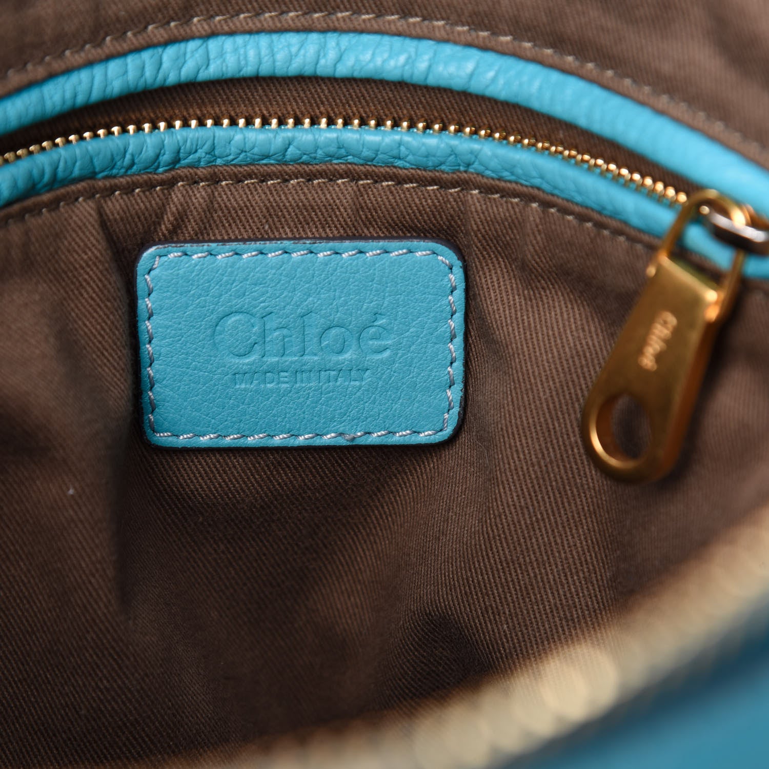 Chloe Calfskin Medium Marcie Satchel Washed Blue 7 of 9