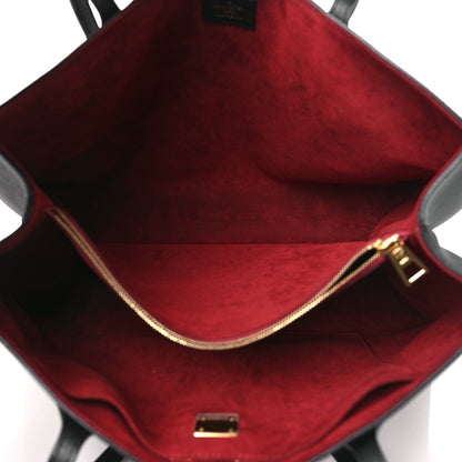 Louis Vuitton Grained Calfskin Lockme Shopper Black 5 of 10