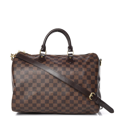 Louis Vuitton Damier Ebene Speedy Bandouliere 35 1 of 12