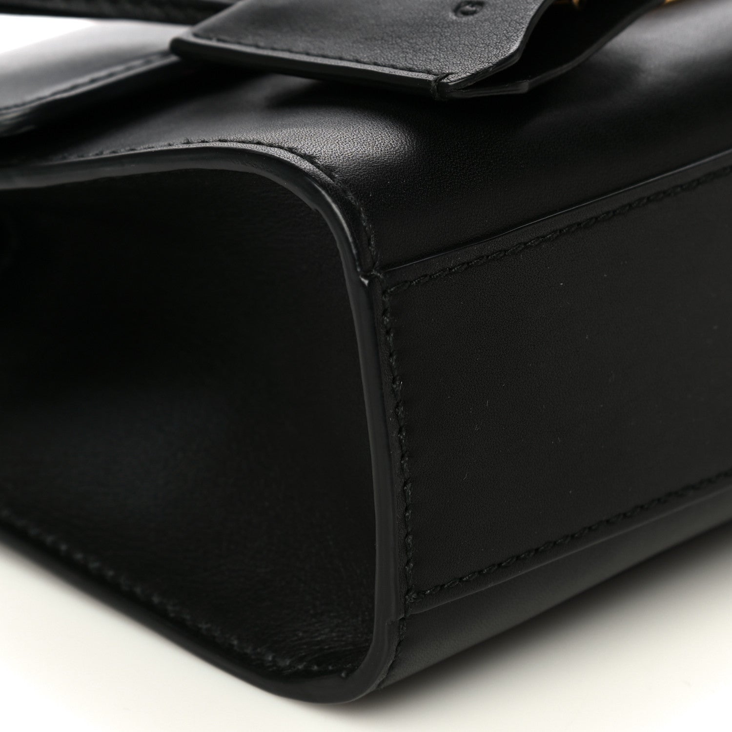 Gucci Calfskin Small Padlock Shoulder Bag Black 10 of 12