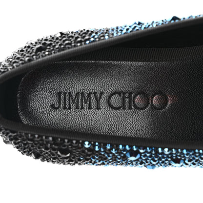 Jimmy Choo Crystal Marlo Loafers 37 Black Multicolor 7 of 8
