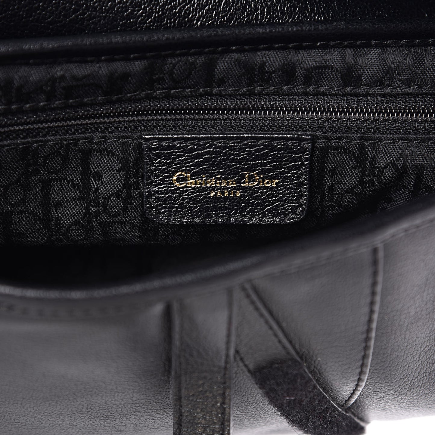 Calfskin Saddle Bag Black