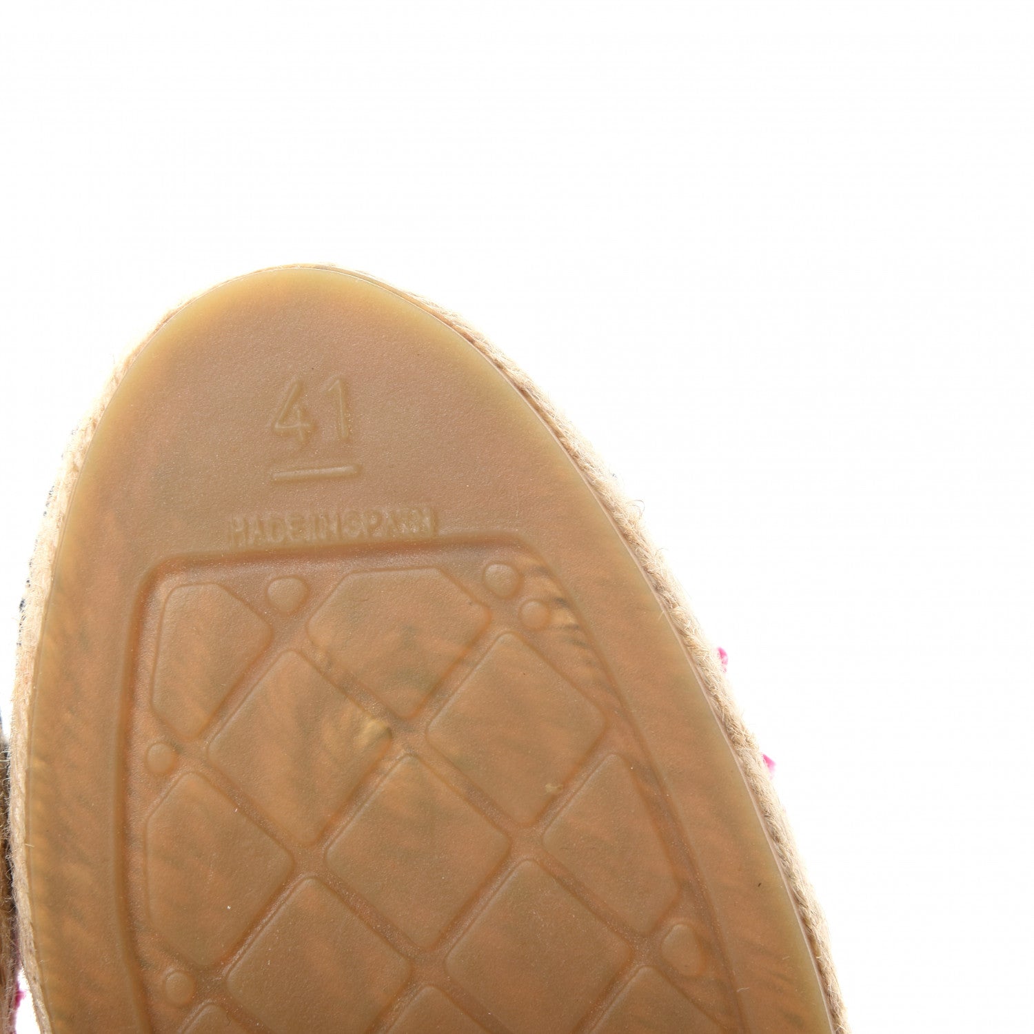 Chanel Tweed CC Espadrilles 41 Dark Pink Navy 9 of 11