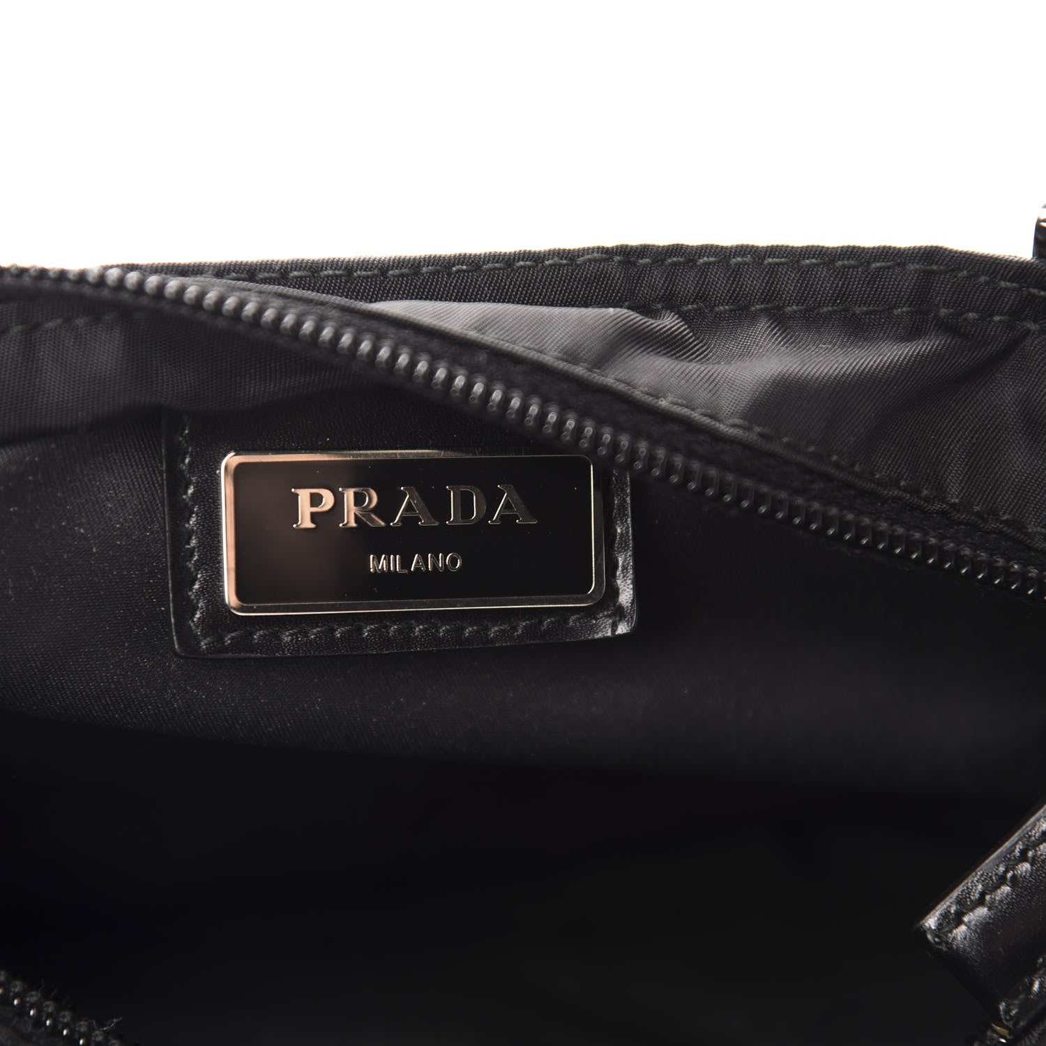 Prada Tessuto Nylon Messenger Bag Black 8 of 11