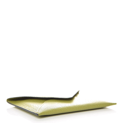 Hermes Chevre Mysore Envelope Wallet Vert Anis 4 of 8