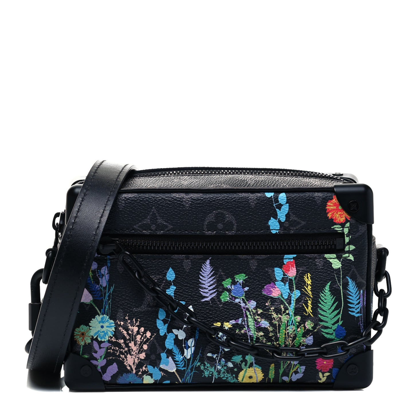 Monogram Eclipse Flower Print Mini Soft Trunk