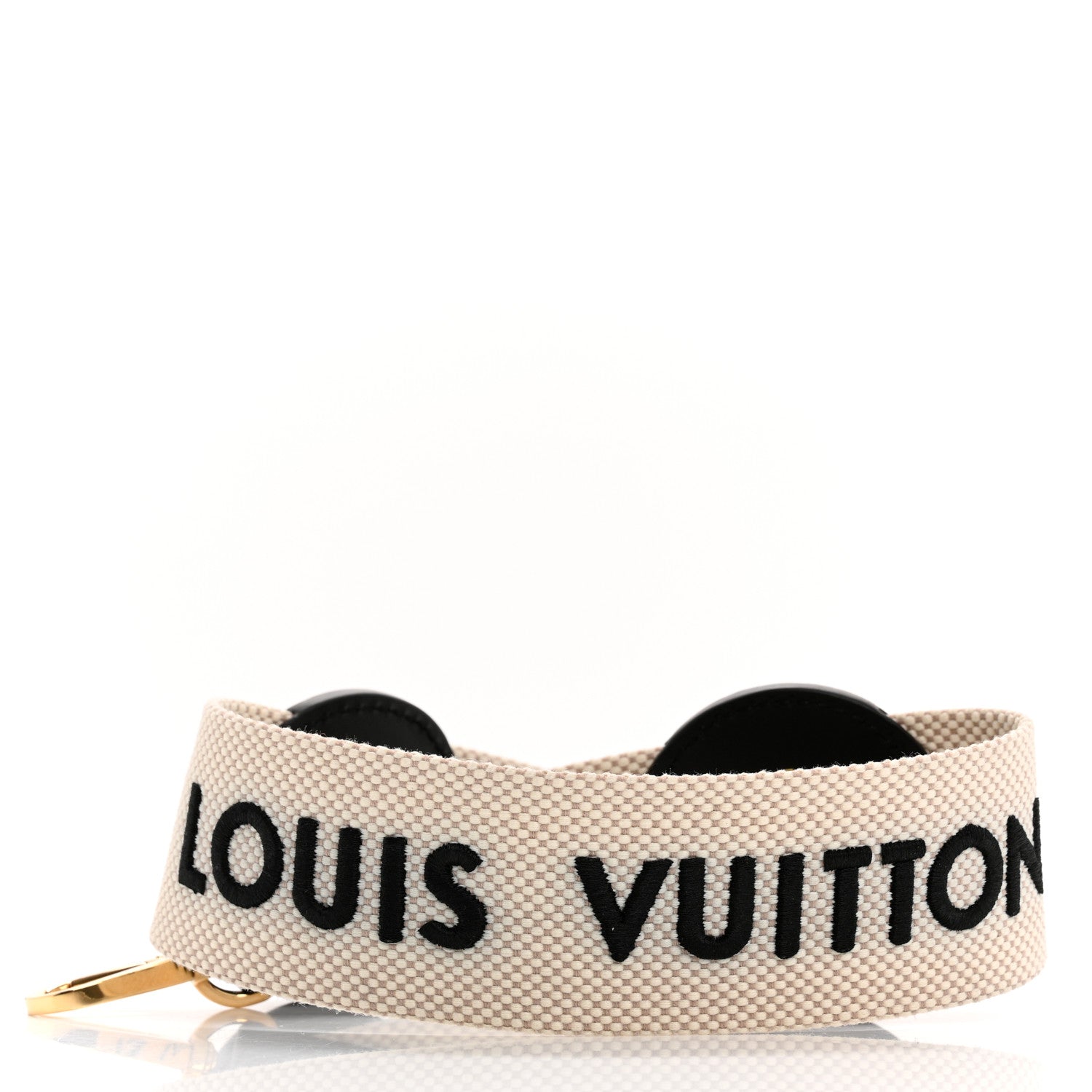 Louis Vuitton LV Twist Jacquard Shoulder Strap Black 2 of 4