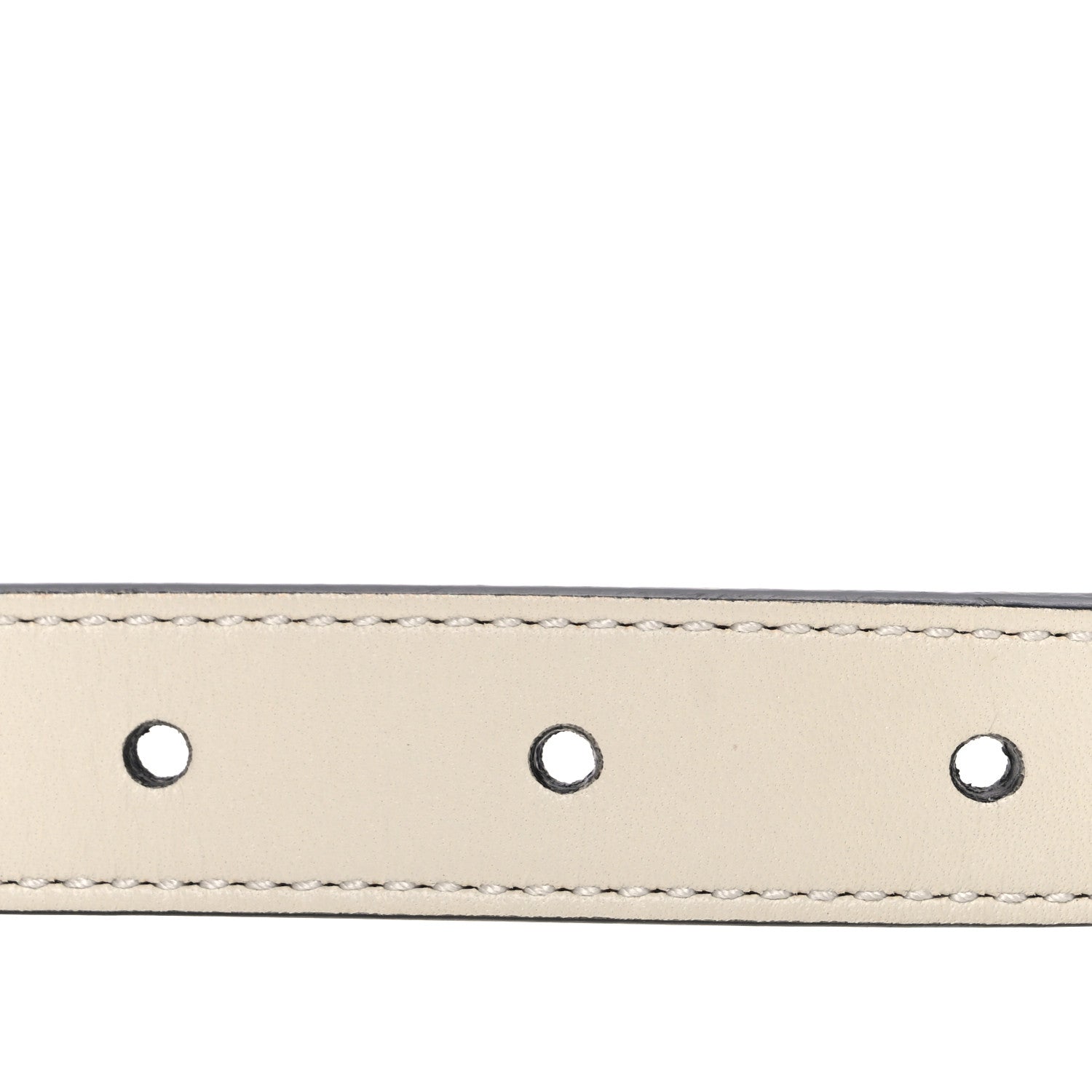 Gucci Calfskin Double G 20mm Belt 80 32 Mystic White 3 of 5