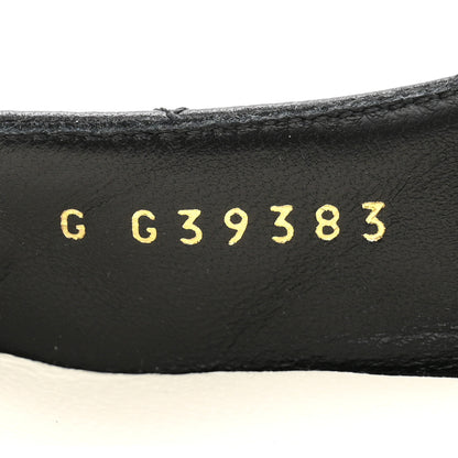 Chanel Lambskin Patent Quilted Cap Toe Mary Jane Flats 36 Black 9 of 10