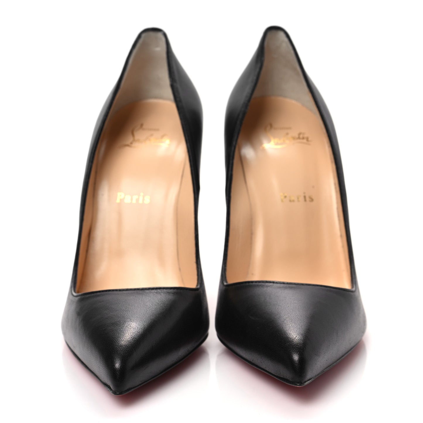 Shiny Nappa Pigalle Follies 100 Pumps 39.5 Black