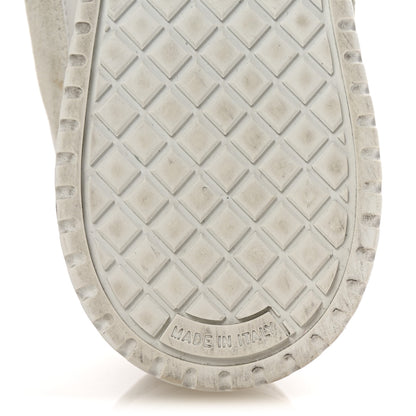 Chanel Calfskin Suede Coco Mark Logo Womens Sneakers 35.5 White 7 of 10