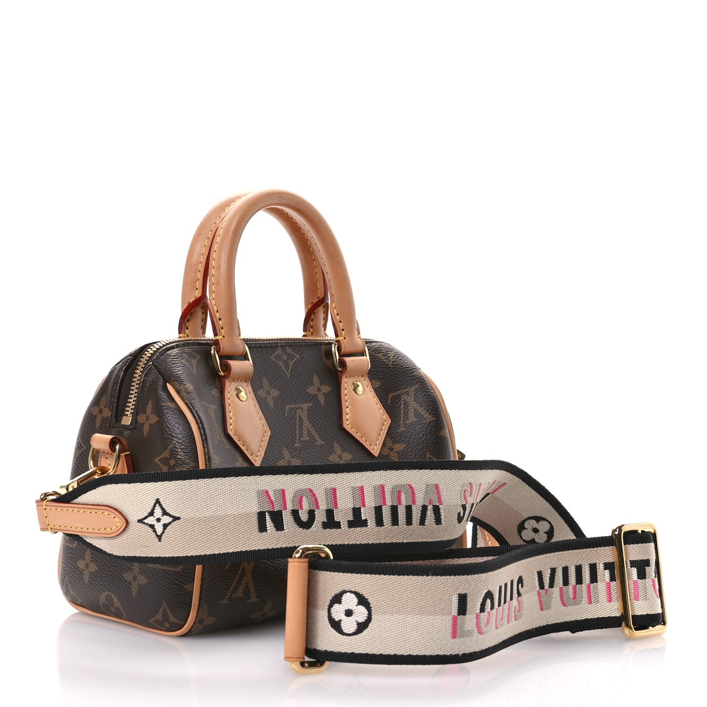 Monogram Speedy Bandouliere 20 Black