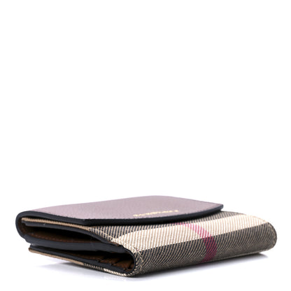 Burberry House Check Luna French Wallet Brown 3 of 11
