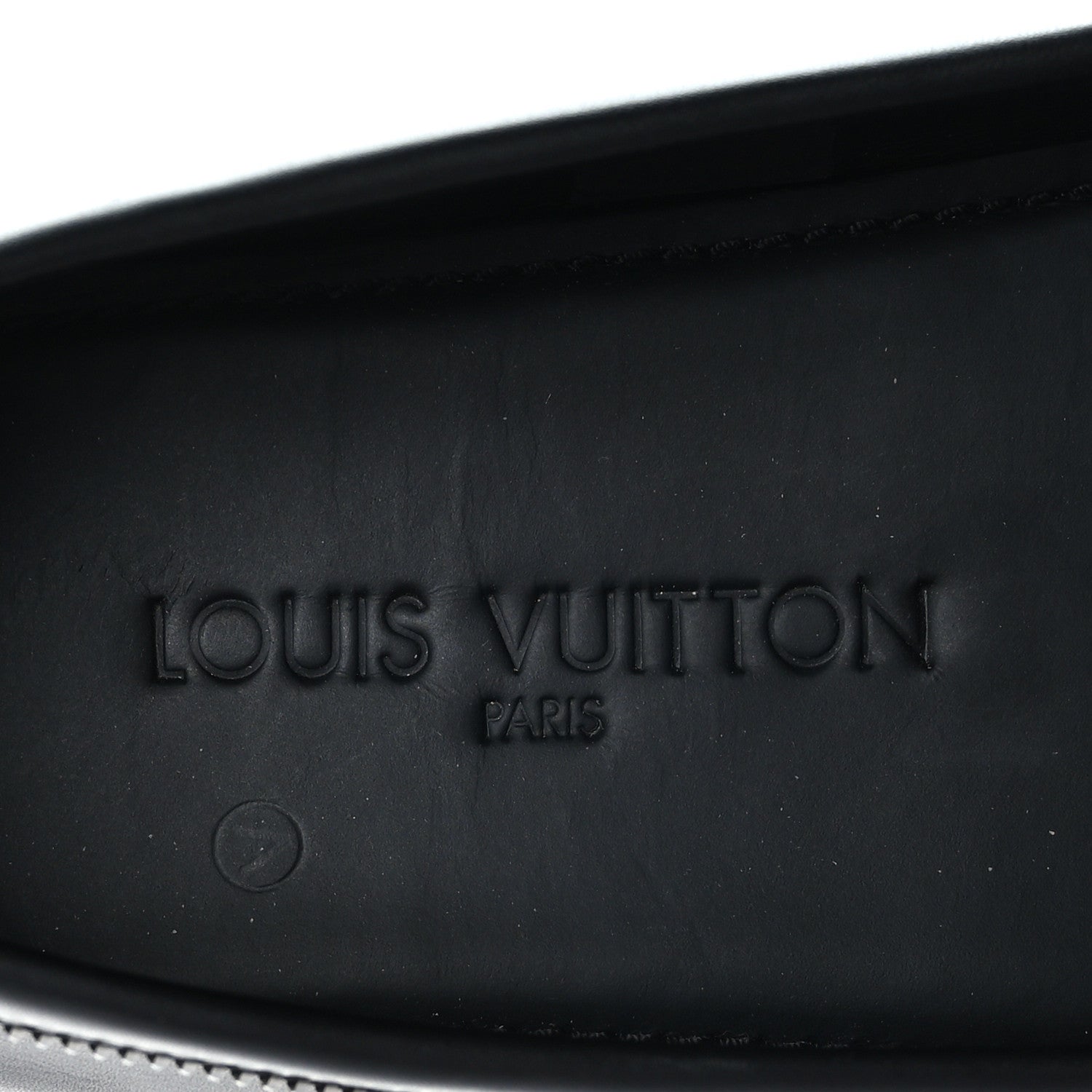 Louis Vuitton Calfskin Mens Shade Car Loafers 8 Black 7 of 8