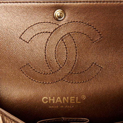 Chanel Metallic Glazed Calfskin 2.55 Reissue 224 Flap Brown 6 of 11