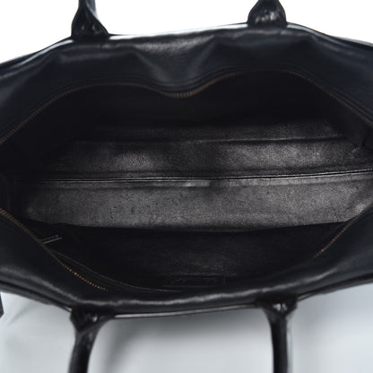 Chanel Caviar Patent Quilted Large Bowler Black 5 of 12