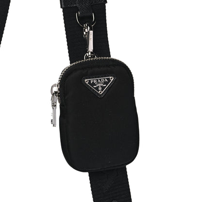 Prada Re-Nylon Saffiano Re-Edition 2000 Double Zip Crossbody Bag Black 10 of 14