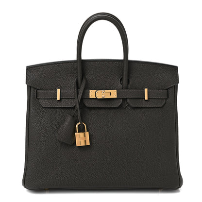Hermes Togo Birkin 25 Vert De Gris 1 of 11