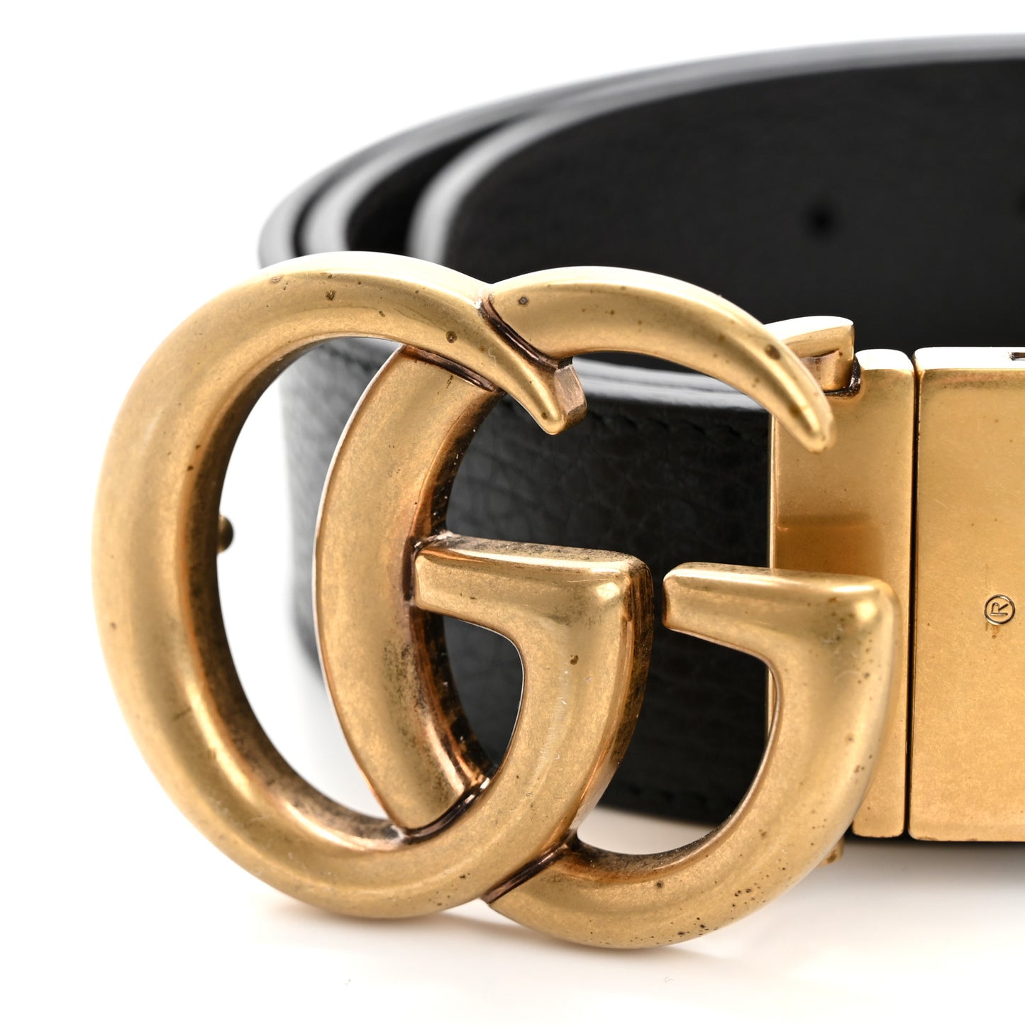 Calfskin Double G Reversible 37mm Belt 105 42 Black Cocoa