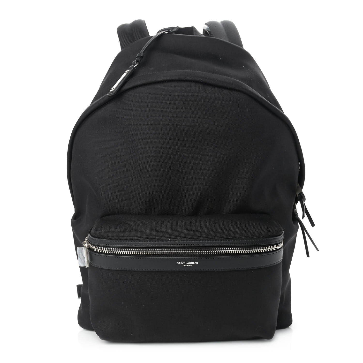 Saint Laurent Canvas City Backpack Black 1 of 8