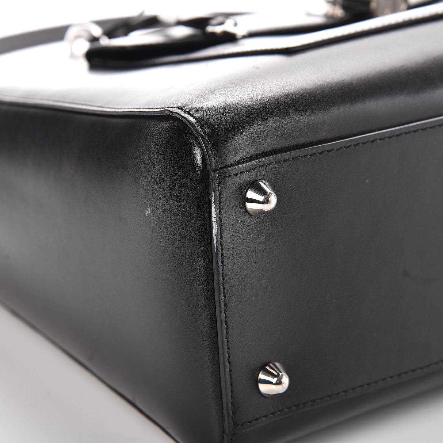 Calfskin Large Lady Dior Pockets Black