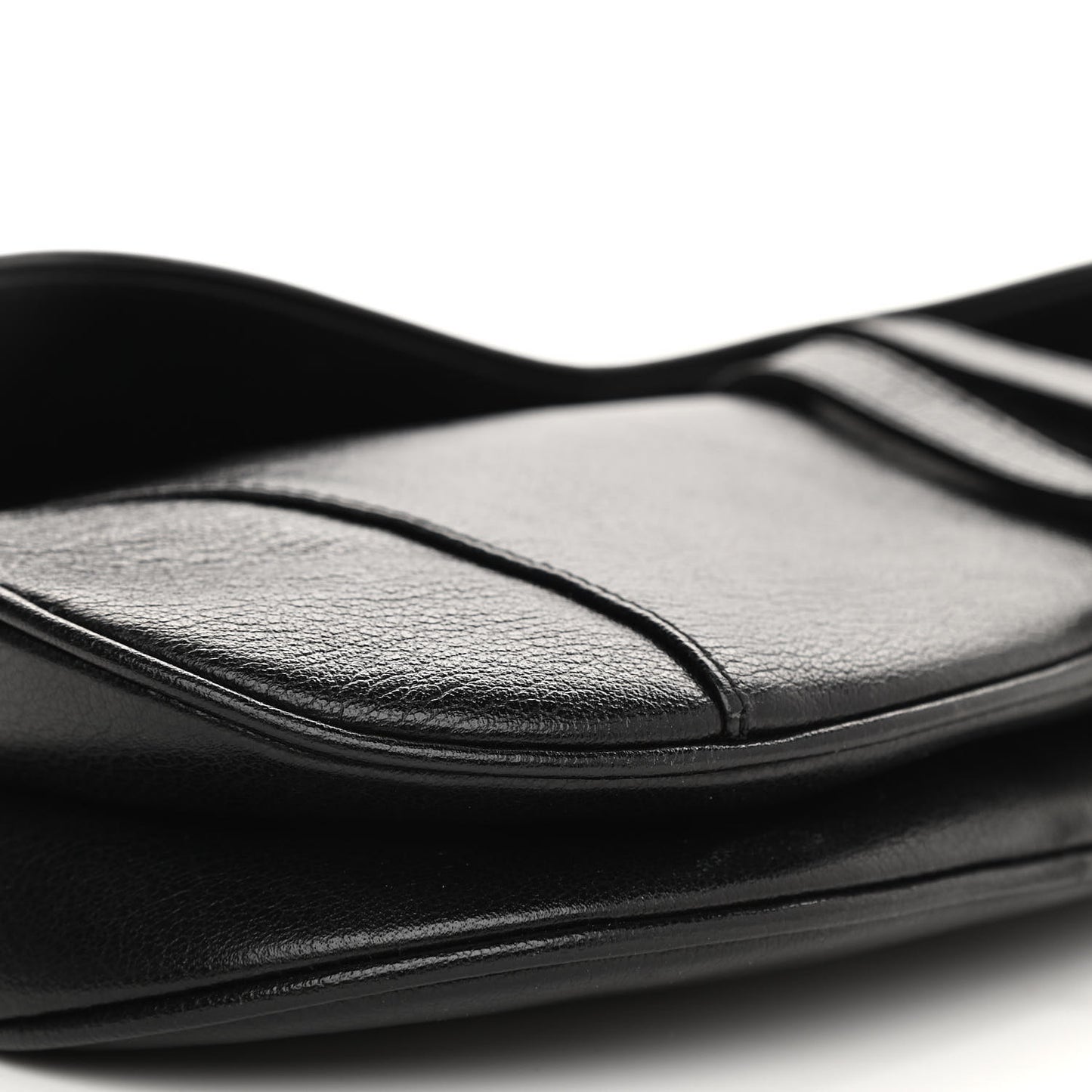 Calfskin Saddle Bag Black