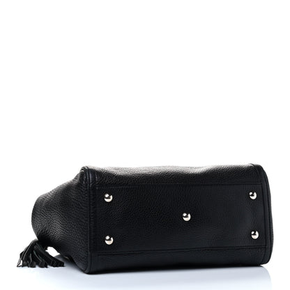 Gucci Pebbled Calfskin Small Soho Shoulder Bag Black 3 of 4